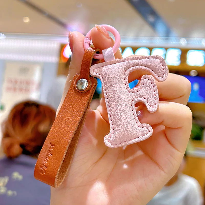 A Z için PU deri İlk mektup an - Monogram Keychain Leather incelemesi ve fiyatı