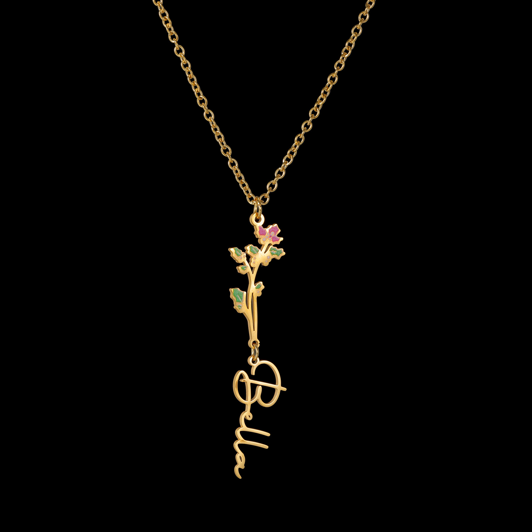 Acheerup Özel Ad Kolye Kadınla - Birth Flower Necklace incelemesi ve fiyatı