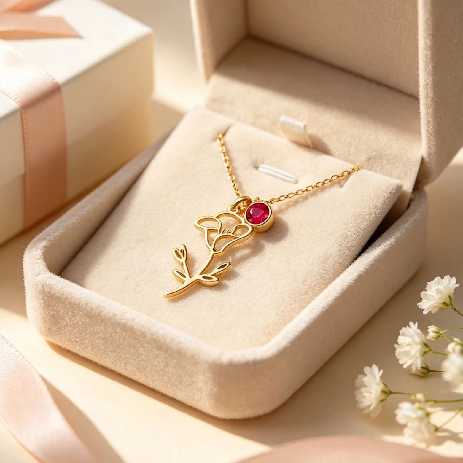 Kişiye Özel Doğum Günü Hediyes - Birth Flower Necklace incelemesi ve fiyatı